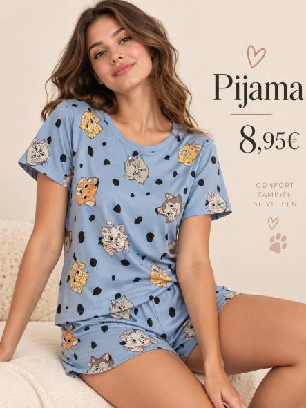 PIJAMA ARISTOGATOS AZUL [0]