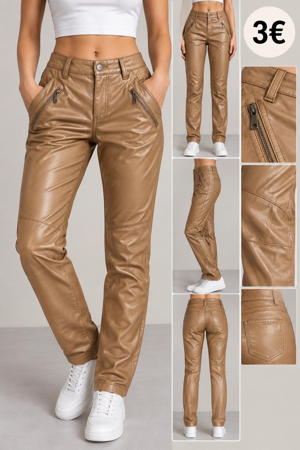 PANTALON POLIPIEL CAMEL