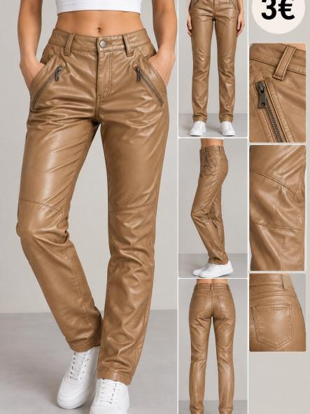 PANTALON  POLIPIEL   CAMEL [0]
