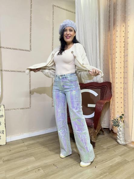 VAQUERO CLARO KISS PINK DENIM 