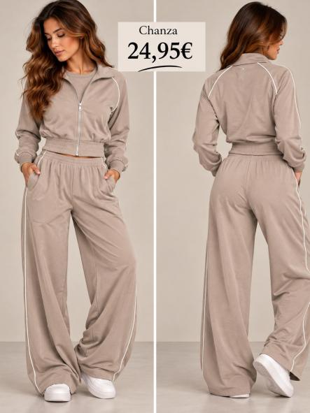 CONJUNTO VIRAL.CHANDAL BEIG [0]