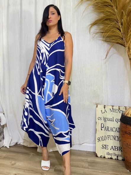 MONO ANTONIA BLANCO CON AZUL [0]