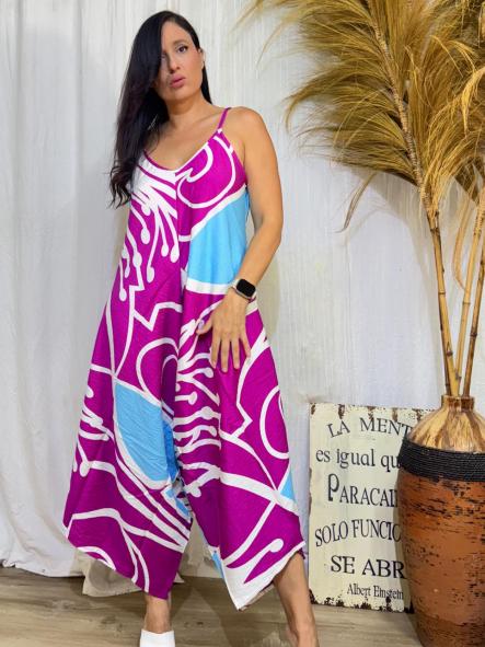 MONO ANTONIA BLANCO CON ROSA [0]