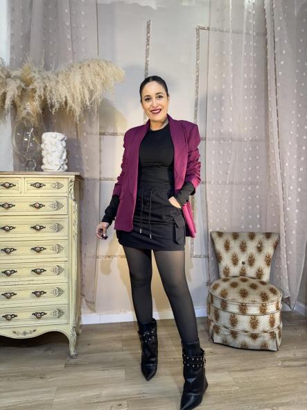 BLAZER COLOR VINO [3]