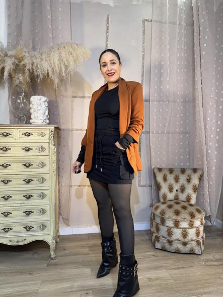 BLAZER COLOR TEJA [0]