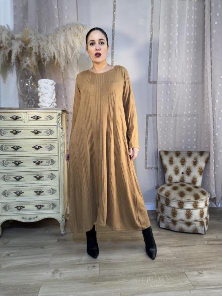 VESTIDO MARRON SUELTO [1]