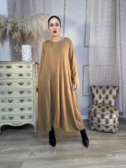 VESTIDO MARRON SUELTO [0]
