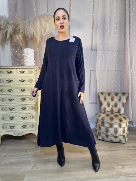 VESTIDO AZUL SUELTO