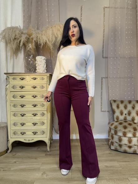 PANTALON CAMPANA BURDEOS [4]