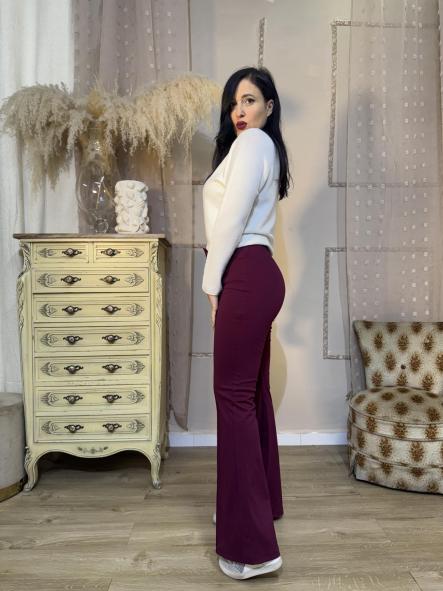 PANTALON CAMPANA BURDEOS [1]