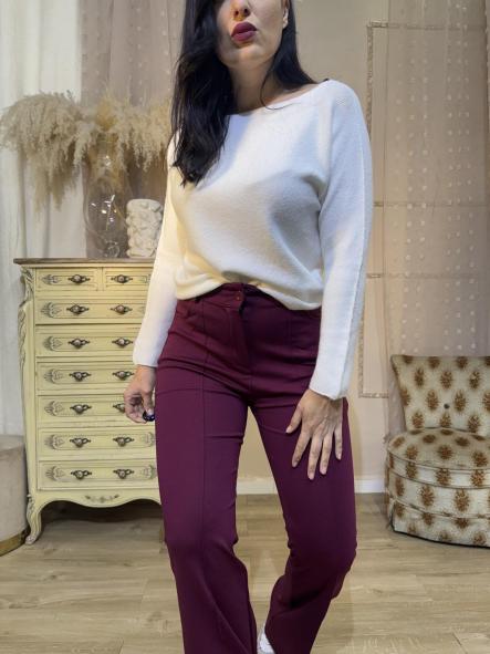 PANTALON CAMPANA BURDEOS [2]