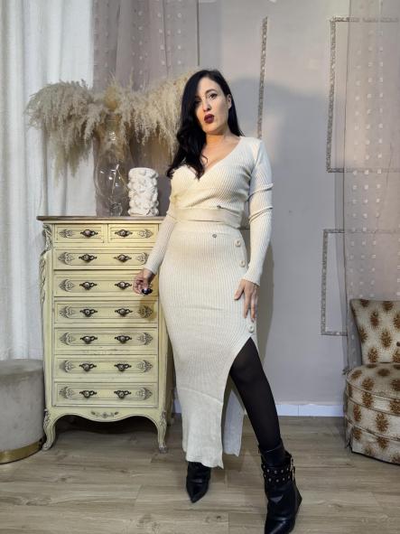 CONJUNTO   FALDA BEIG [2]