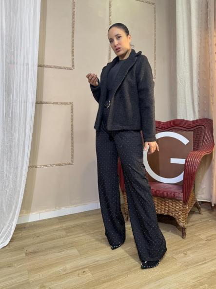 CHAQUETA NEGRA PAÑO GORDO [0]