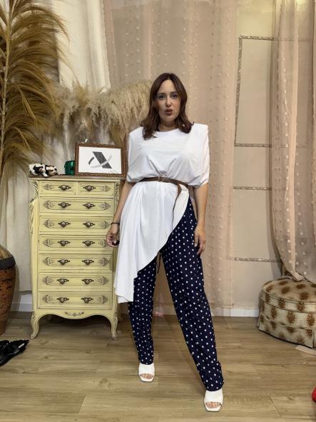 PANTALON FRESQUITO AZUL LUNARES  [3]