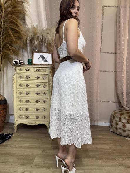 VESTIDO BLANCO ENCAJE  [0]