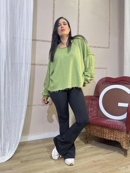 SUDADERA BASIC HYPPY VERDE [1]