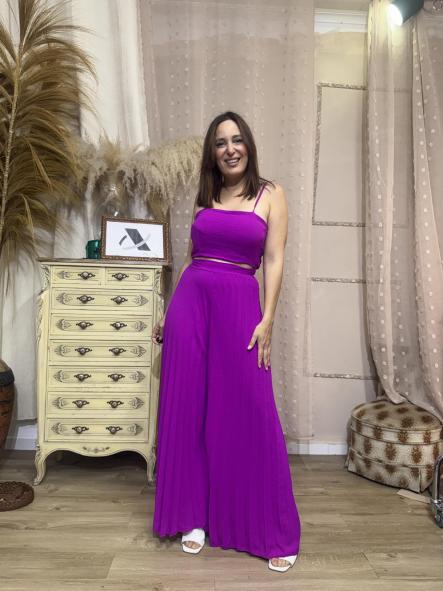 CONJUNTO SUPER PANTALON  FUCSIA [1]