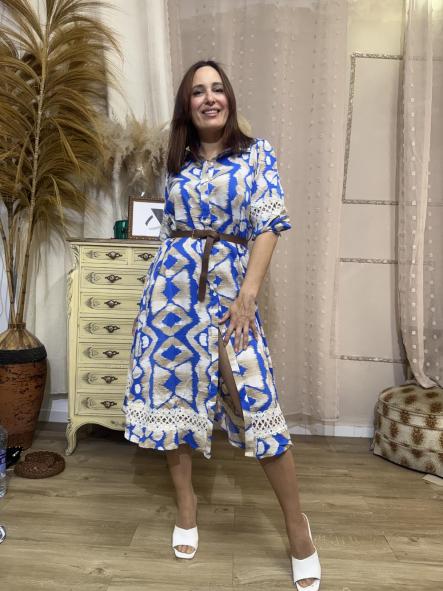 VESTIDO CAMISERO ELEGANTE  [1]