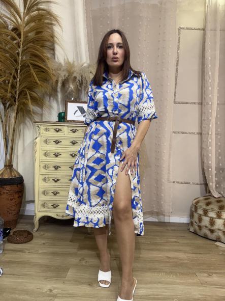 VESTIDO CAMISERO ELEGANTE  [3]