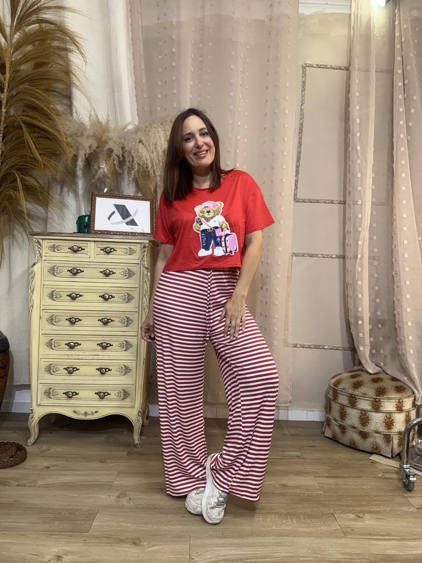 CAMISETA OSO ROJA