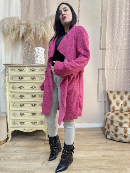 REBECA FUCSIA LARGA TIPO BORREGO