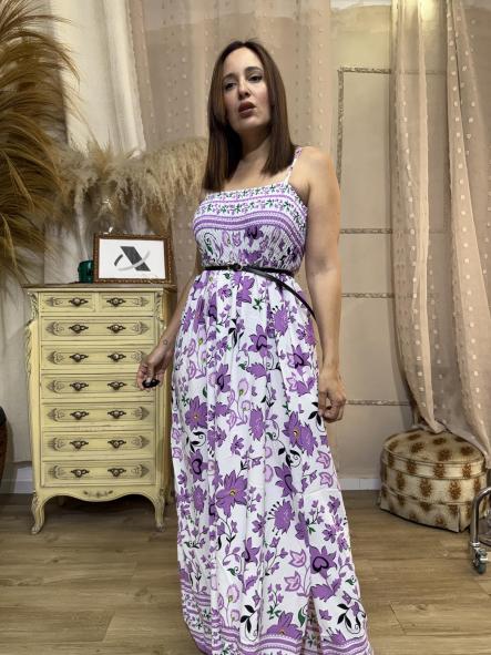VESTIDO LARGO PANAL ABEJA MORADO [2]