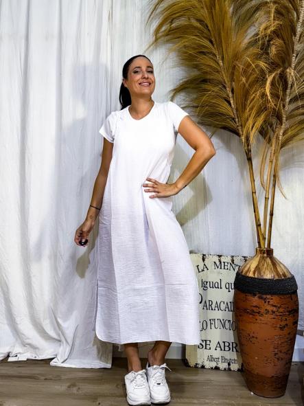 CONJUNTO BLANCO CAMISETA Y VESTIDO [1]