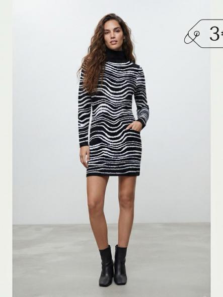 VESTIDO ANIMAL  NEGRO [0]