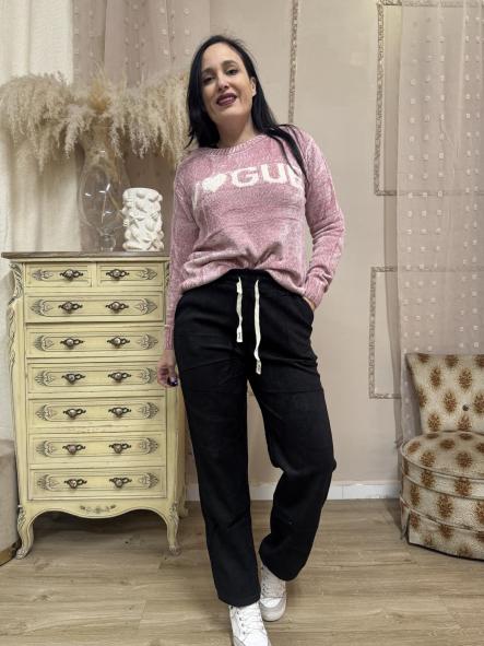 PANTALON PANILLA NEGRO [4]