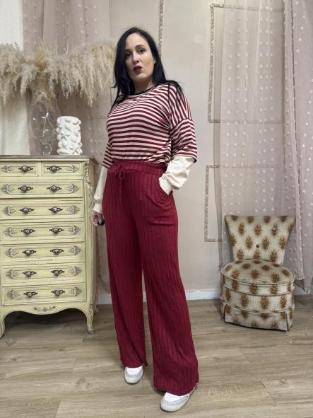 PANTALON CANALE SUPER CULO GRANATE [1]