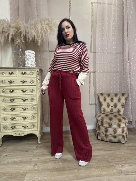 PANTALON CANALE SUPER CULO GRANATE [2]