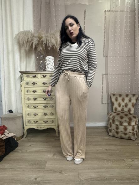 CAMISETA VERDE RAYAS