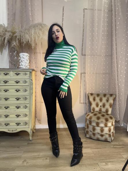 PANTALON VAQUERO DE PITILLO NEGRO [2]