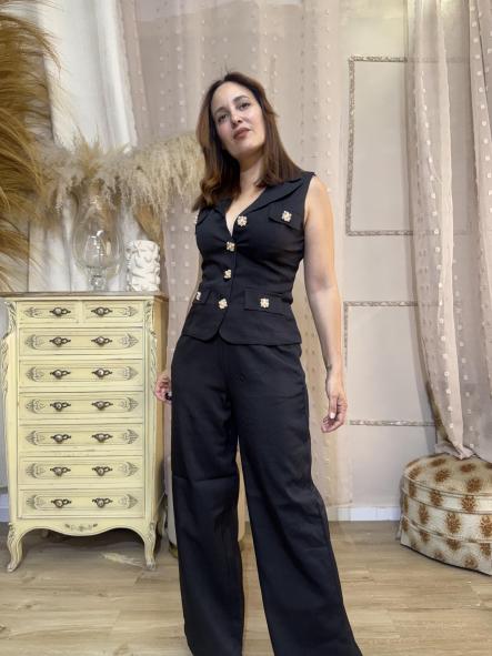 CONJUNTO TRAJE ADEREZOS NEGRO [1]