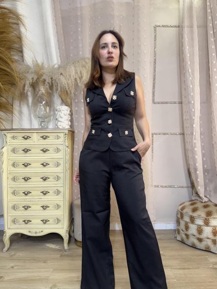CONJUNTO TRAJE ADEREZOS NEGRO [2]