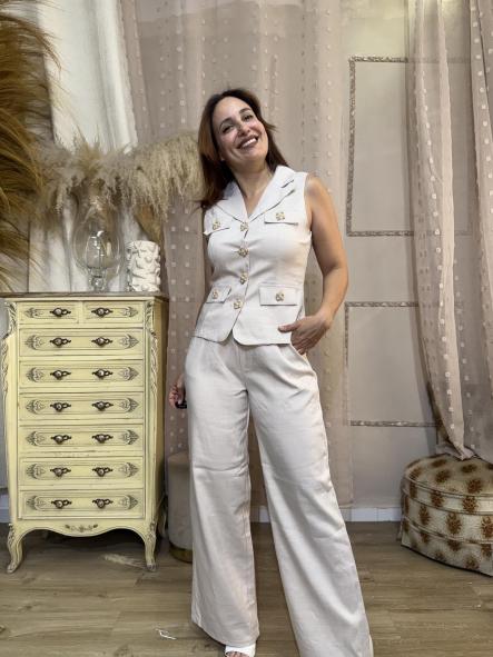 CONJUNTO TRAJE ADEREZOS BEIG [2]