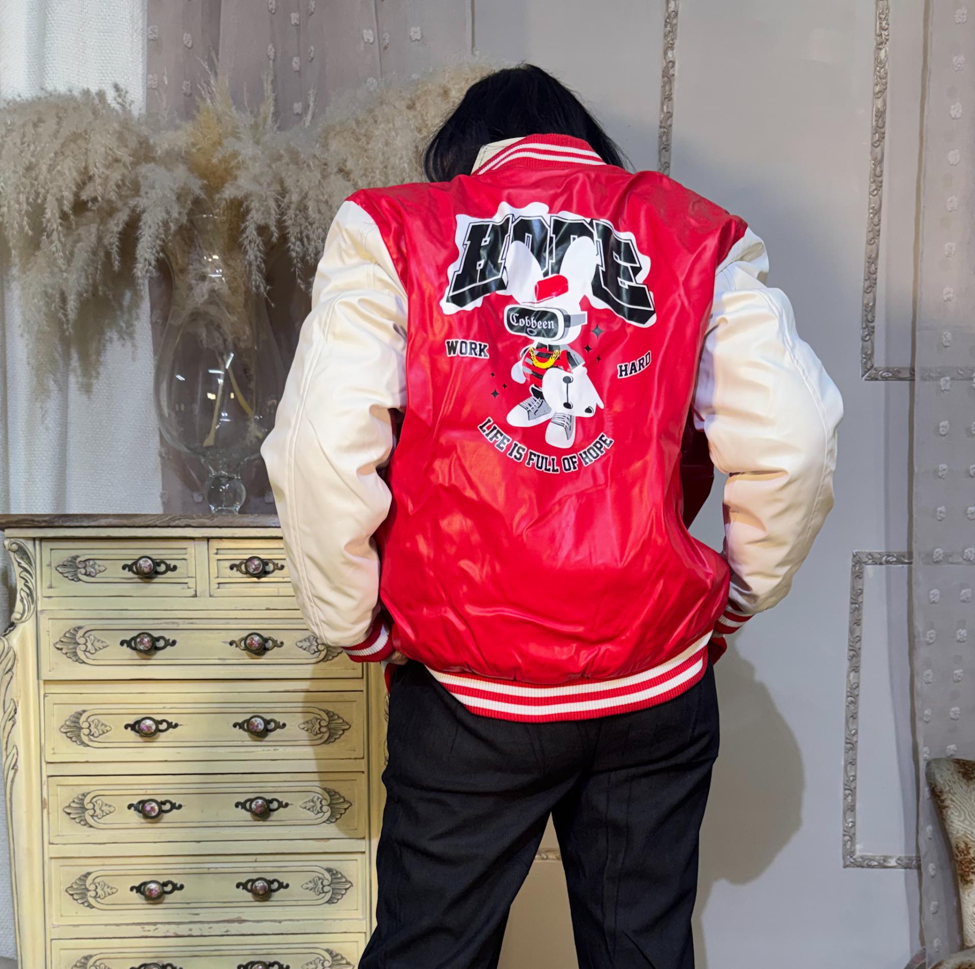 BOMBER DE POLIPIEL ROJA OBERSAY