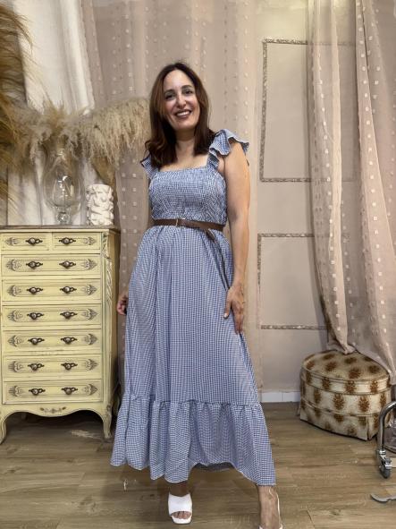 VESTIDO AZUL VICHY [1]