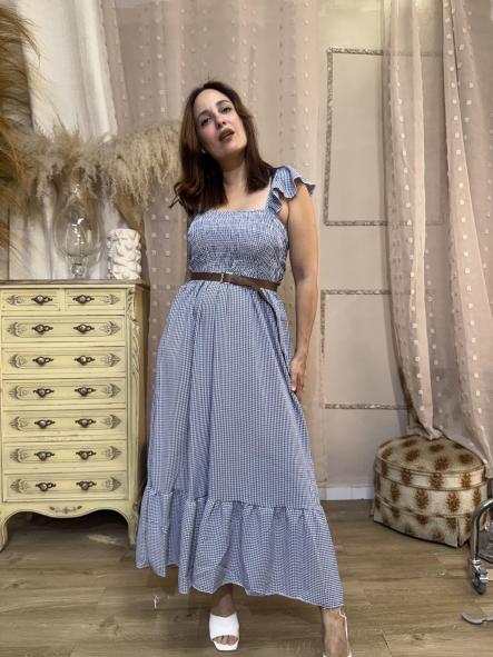 VESTIDO AZUL VICHY [2]
