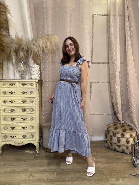 VESTIDO AZUL VICHY [3]