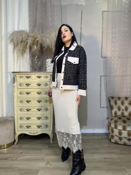 FALDA CON ENCAJE BEIG [1]