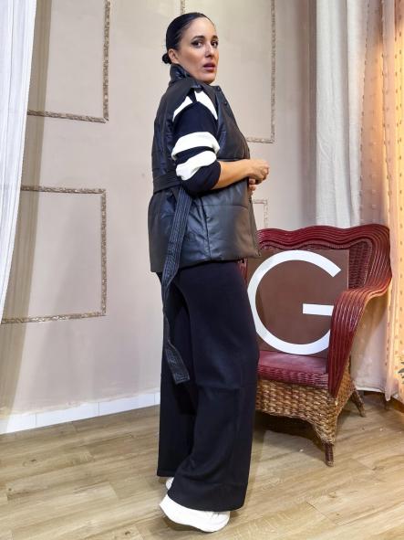 CHALECO POLIPIEL  NEGRO [1]