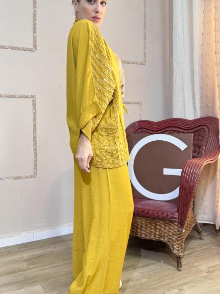 CONJUNTO EVENTO MOSTAZA [0]