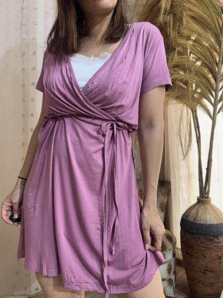 VESTIDO COMODO FRESQUITO FRESA [1]