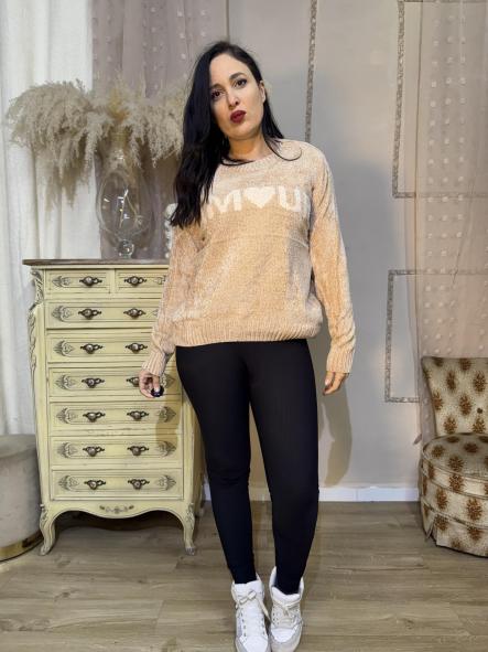 JERSEY  CHINILLA AMOUR CAMEL [0]