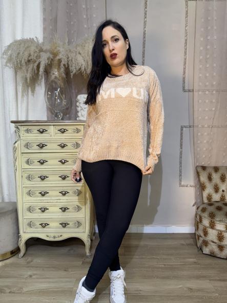 JERSEY  CHINILLA AMOUR CAMEL [2]