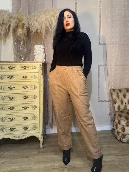 PANTALON PANILLA CAMEL CALENTITO