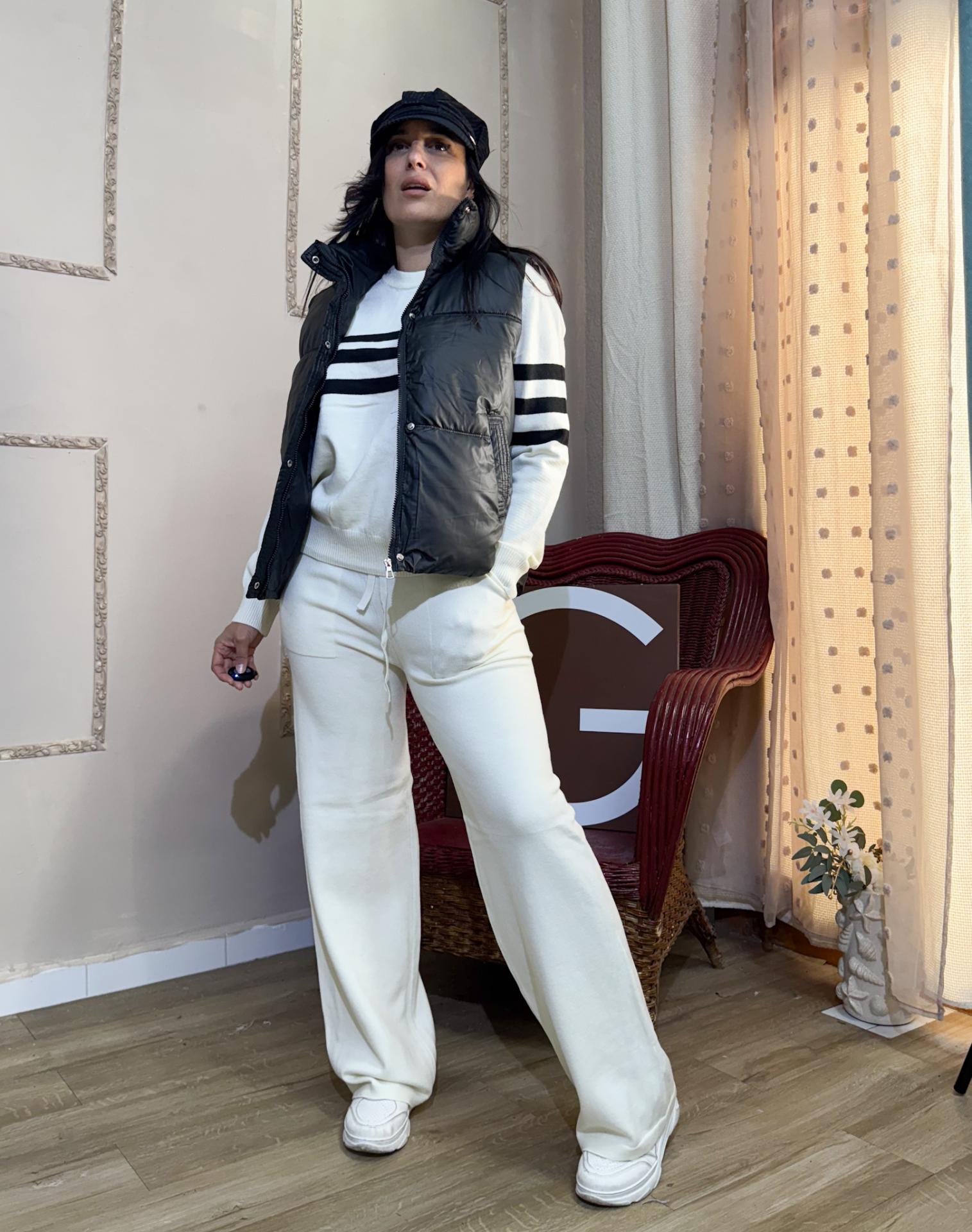 CHALECO BOMBER NEGRO