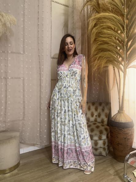 VESTIDO LICRA FRIA CAIDO ROSA [0]