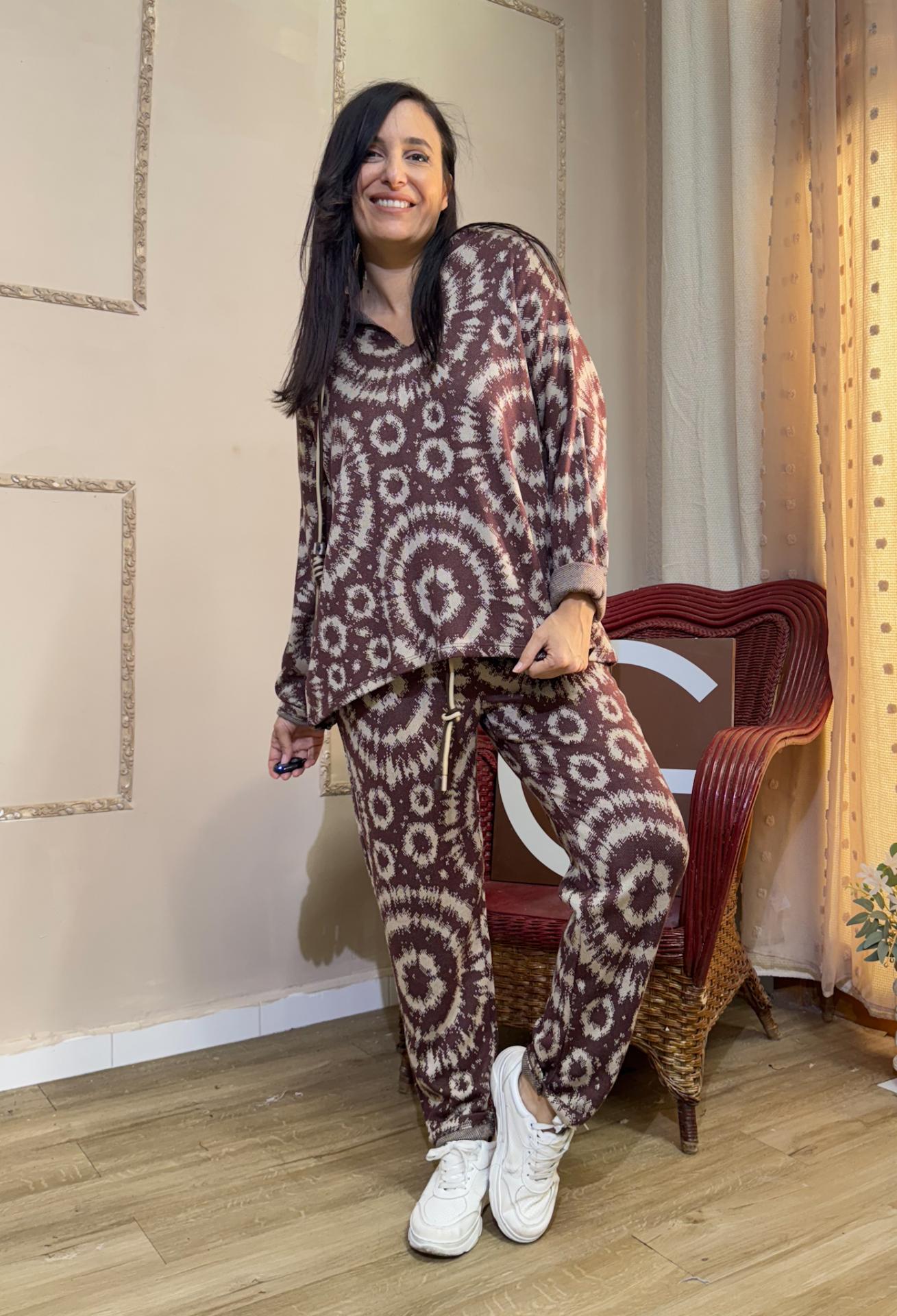 CONJUNTO CASUAL MARRONES